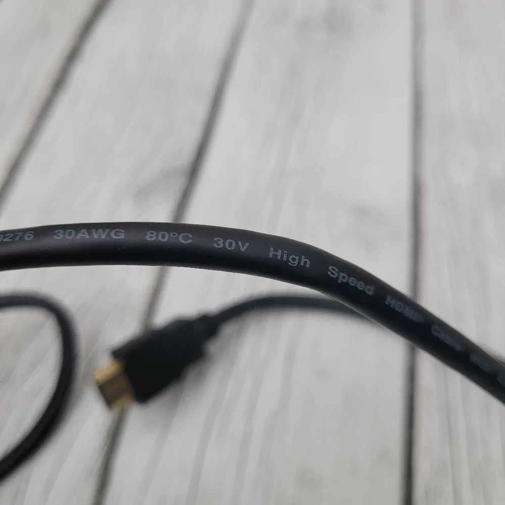 Gold Tip High-Speed Black HDMI Cable